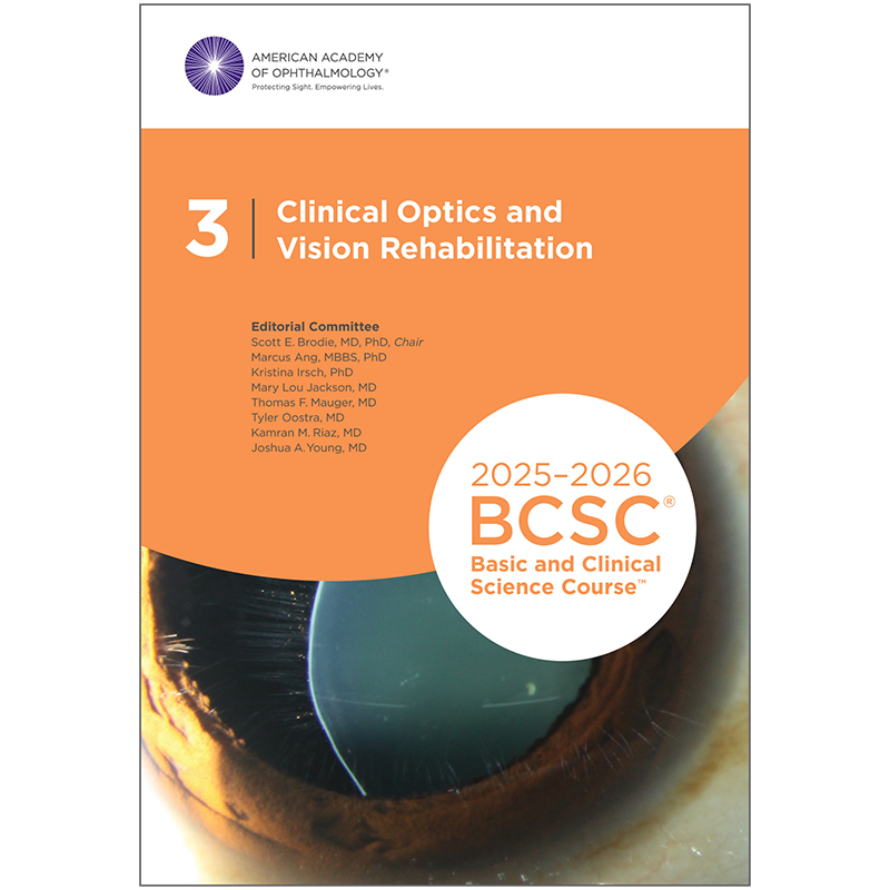Clinical Optics and Vision Rehabilitation 2025-2026 (BCSC 3)
